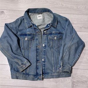 Zara Classic Blue Denim Jacket